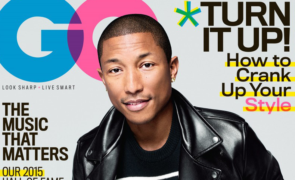 Pharrell Covers GQ Feb 2015 Issue