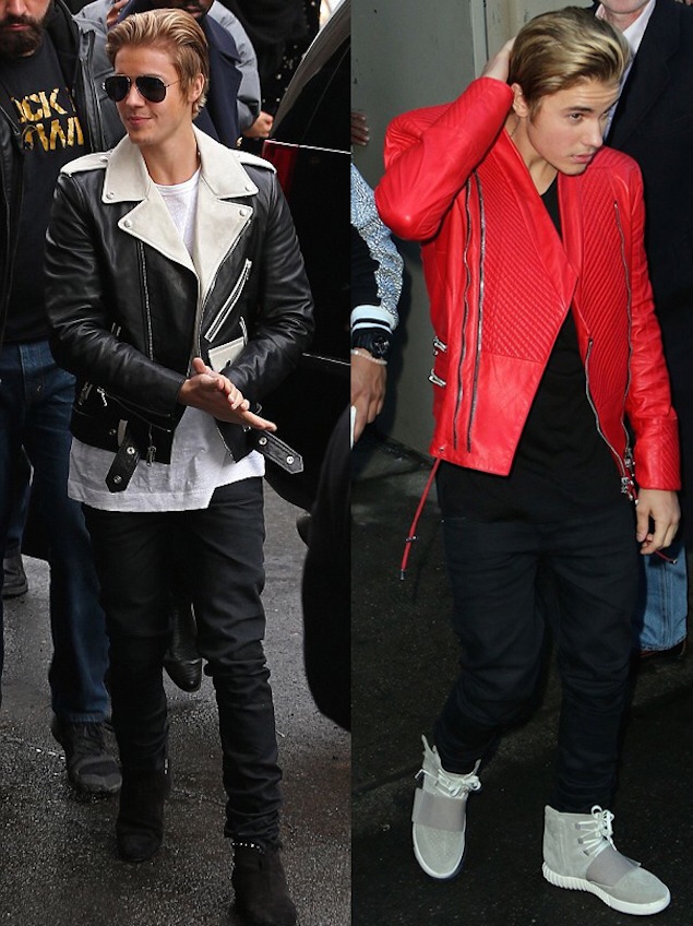 Justin Bieber Wears Two Outfits To The Yeezy Season 1 Show