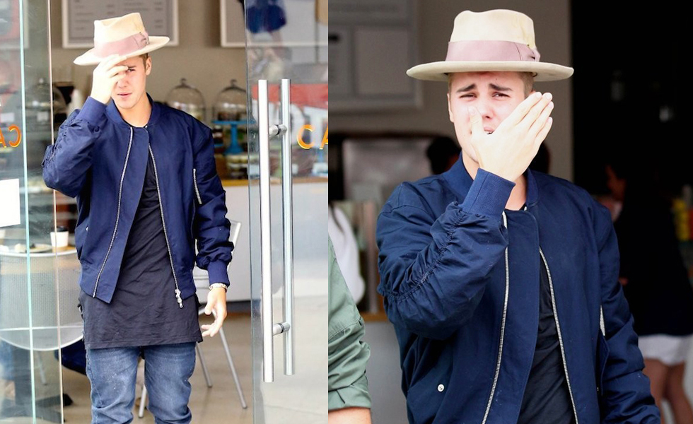 Spotted: Justin Bieber in Fear of God, Yeezy Boost Sneakers and Nick Fouquet Hat