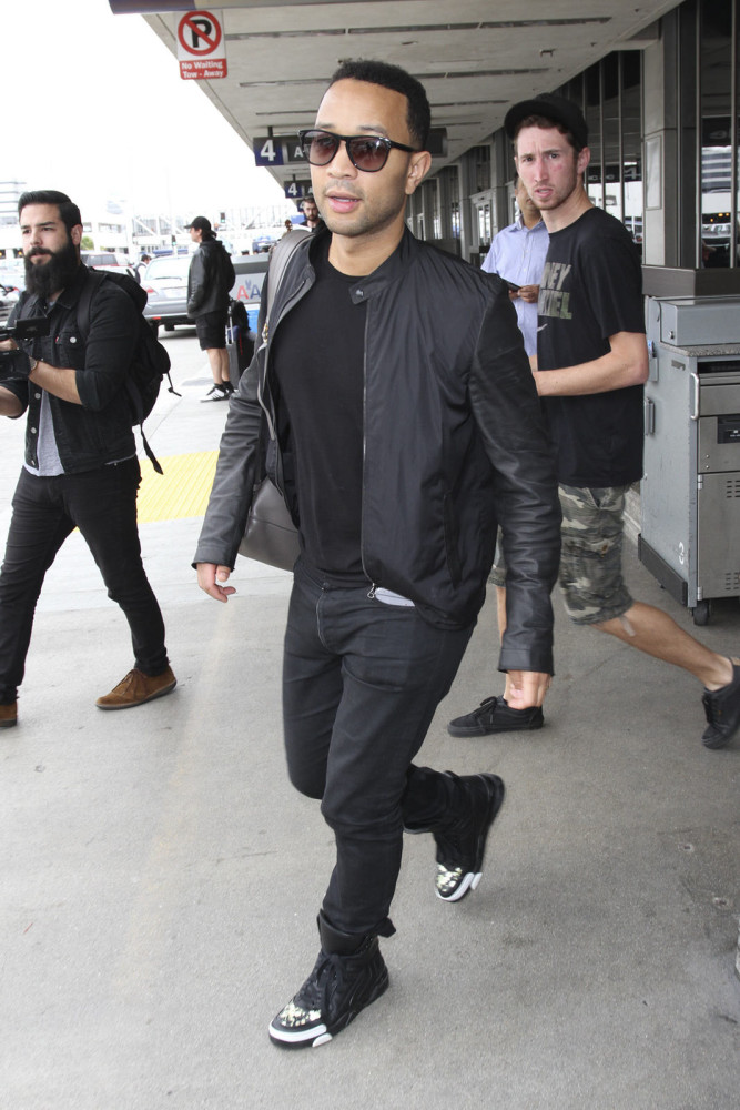 Spotted: John Legend in Givenchy Tyson Floral Printed Sneakers – PAUSE ...