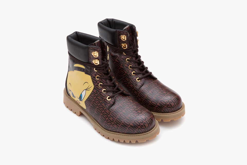 Moschino’s Latest Ankle Boot Features Looney Tunes Characters