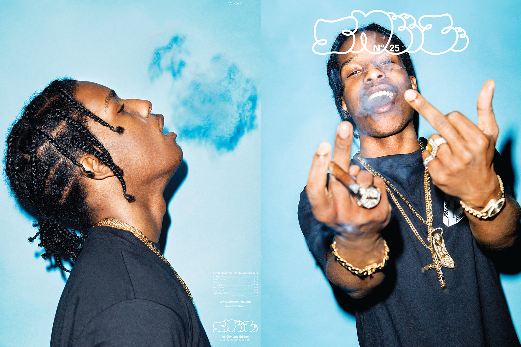 A$AP Rocky Covers Sneeze Magazine