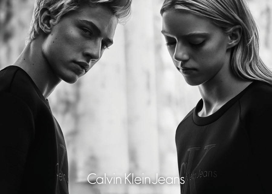 Lucky B Smith in Black Series Calvin Klein Campaign