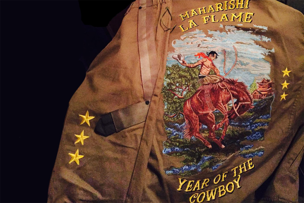 Maharishi Makes Custom Jacket for Travis Scott
