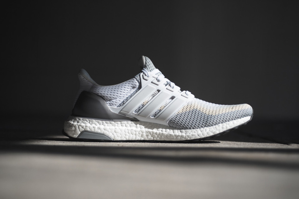 Adidas Revamp The ‘All-White’ Ultra Boost Colourway In ‘Grey/Off-White’