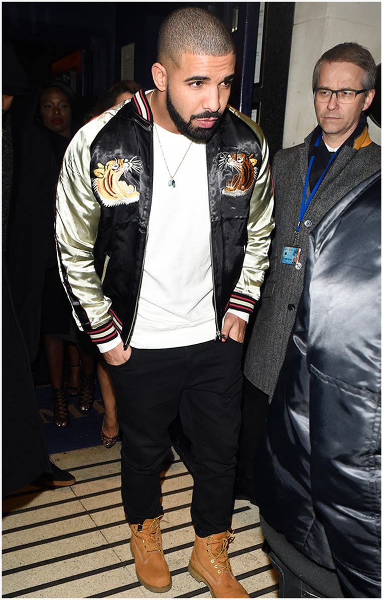 Get The Look: Drake Wears Silk Bomber Jackets in London – PAUSE Online ...