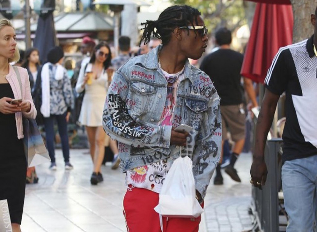 asap rocky trucker jacket