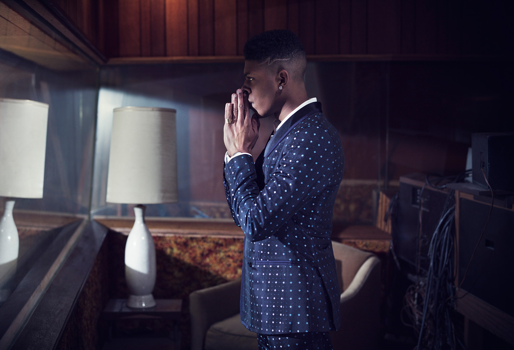 Empire Star Bryshere Gray Poses for Yahoo! Style
