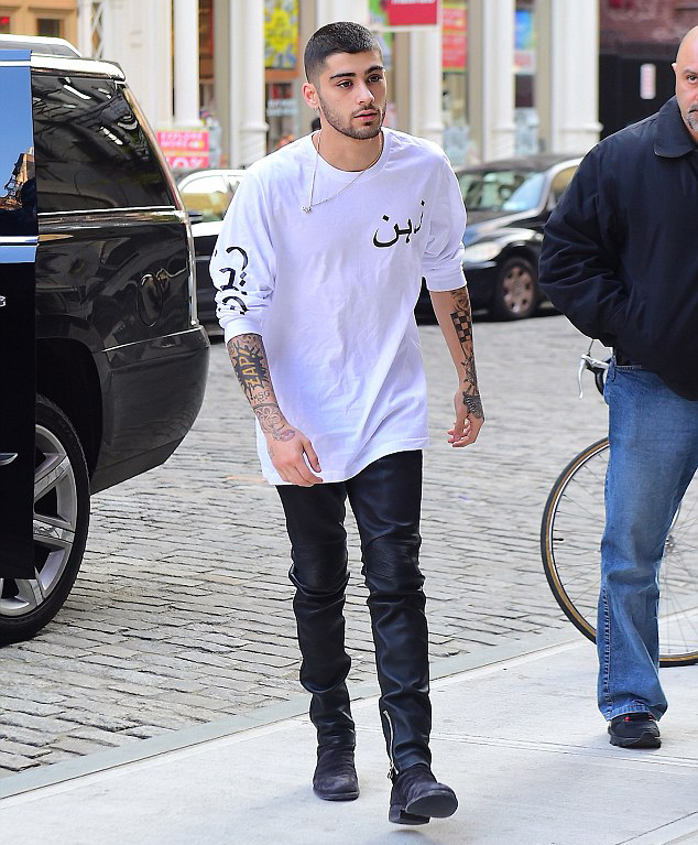 Spotted: Zayn Malik In His Own Clothing Line