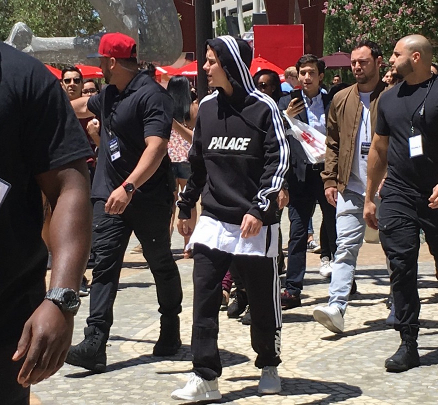 Spotted: Justin Bieber In Palace x adidas Collab