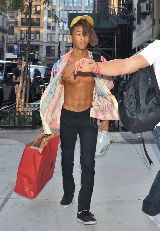 Spotted: Jaden Smith Promotes Social Justice In Anarchy Shirt