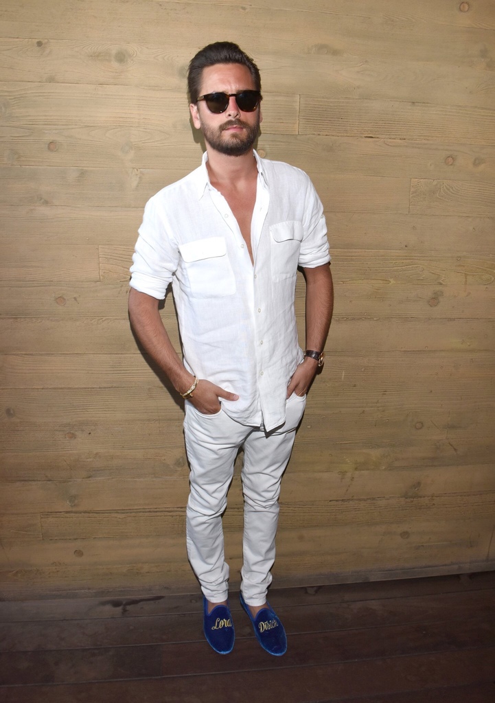 Spotted: Scott Disick in Saint Laurent & Del Toro