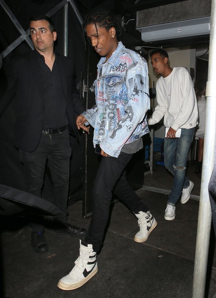 Spotted: ASAP Rocky In Vintage Rick Owens Sneakers – PAUSE Online | Men ...