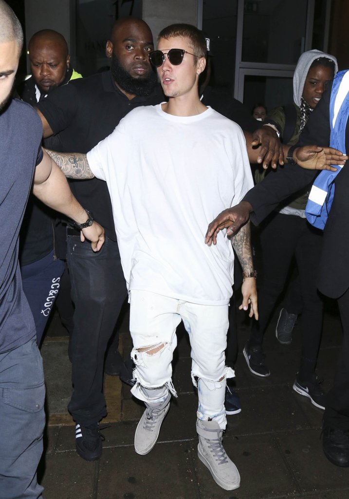 Spotted: Justin Bieber wearing Fear of God in London Town