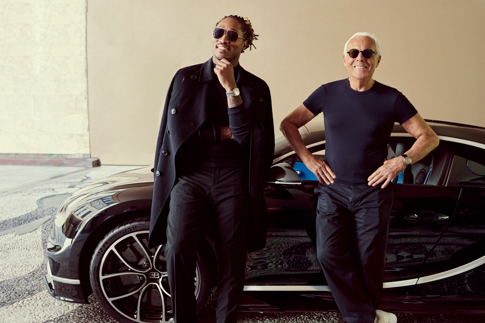 Future, Bugatti and Armani Work on a First Time Collaboration