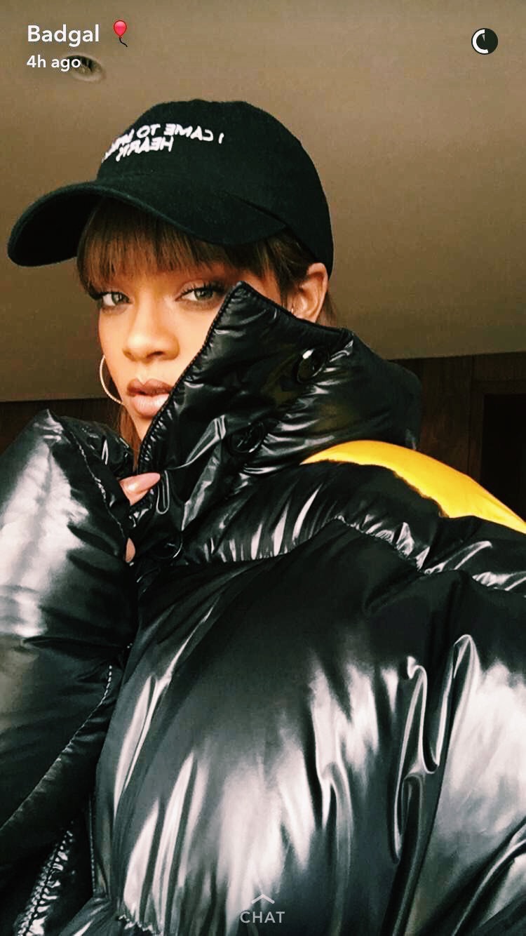 Spotted: Rihanna In Raf Simons Oversized Men’s Coat