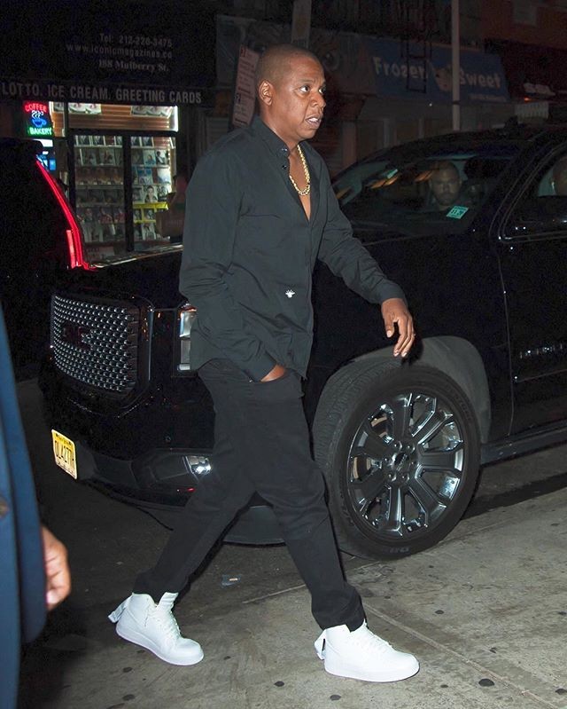 Spotted: Jay Z in Dior Homme & Nike
