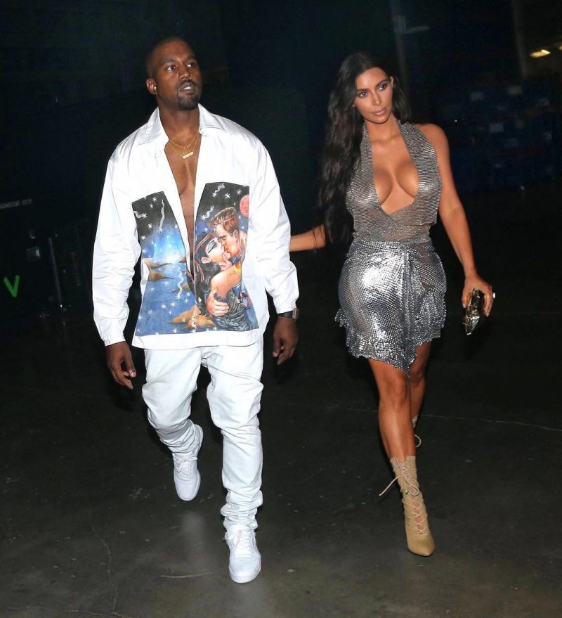 SPOTTED: Kanye in Prada and Yeezy Season 4