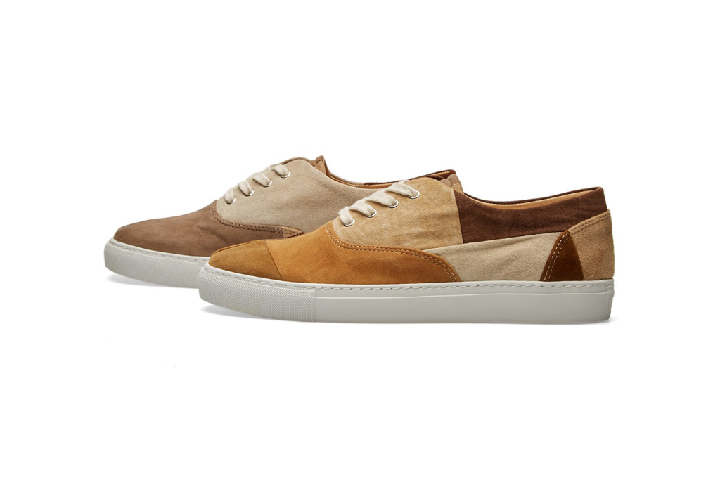 COMME des GARÇONS SHIRT x Generic Man Patchwork Sneakers