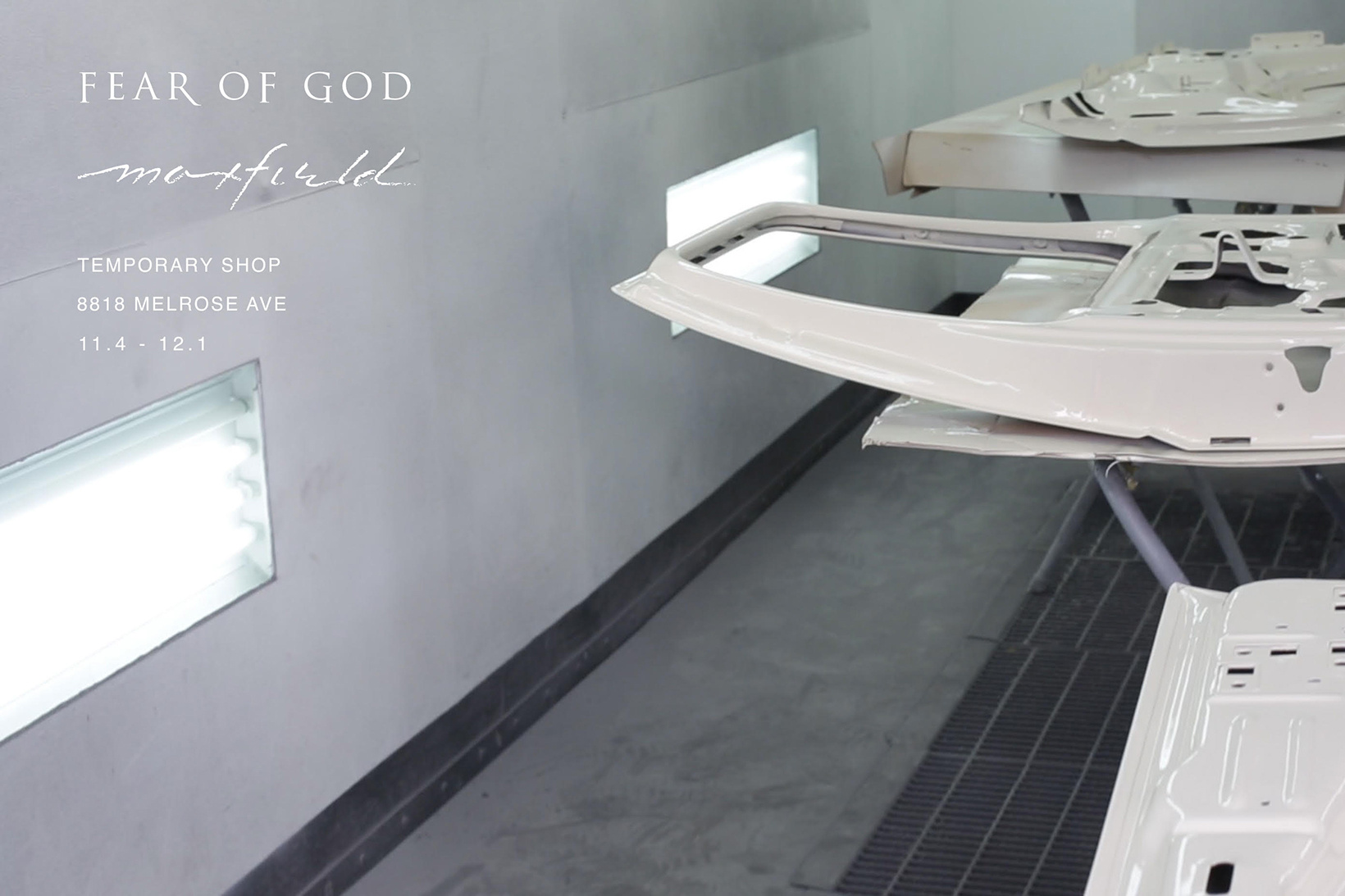 Fear of God To Open A Temporary Pop-Up Shop In Los Angeles