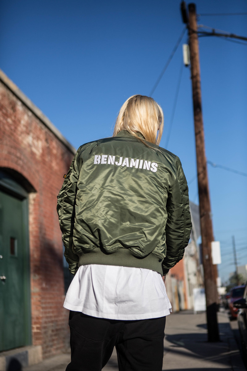 Les Benjamins x Alpha Industries Create Special Edition Jacket
