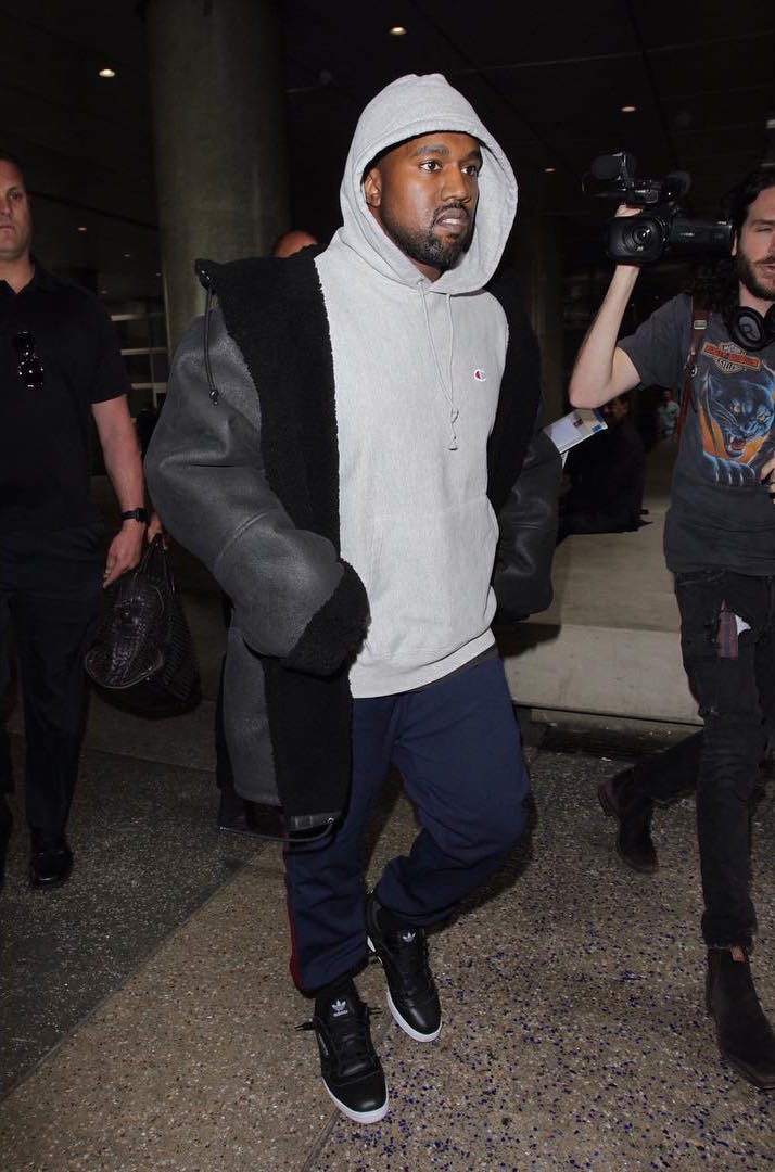 kanye west champion sweatshirt