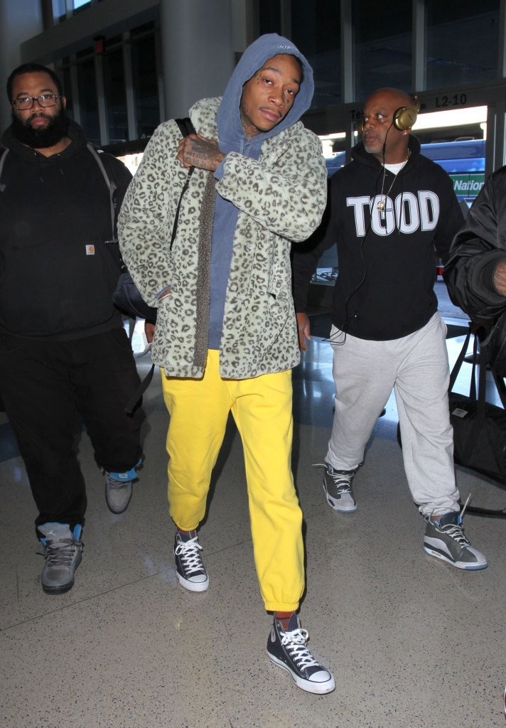 SPOTTED: Wiz Khalifa In Gosha Rubchinskiy Coat + Converses