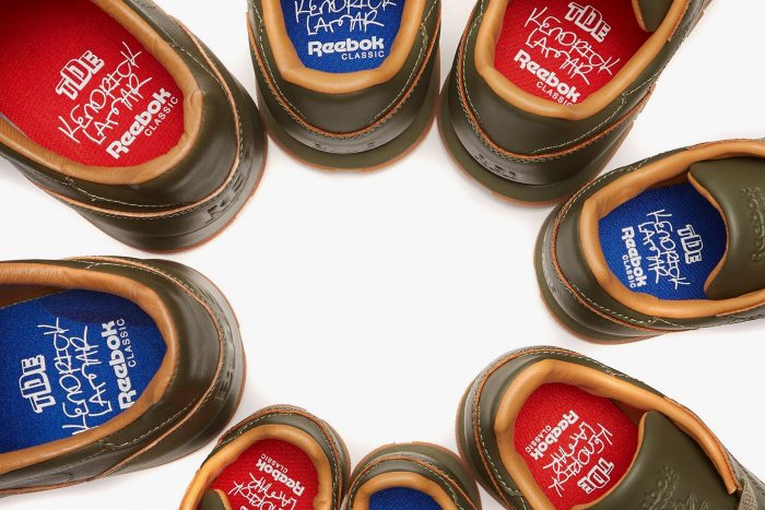 kendrick lamar reebok shoes red and blue
