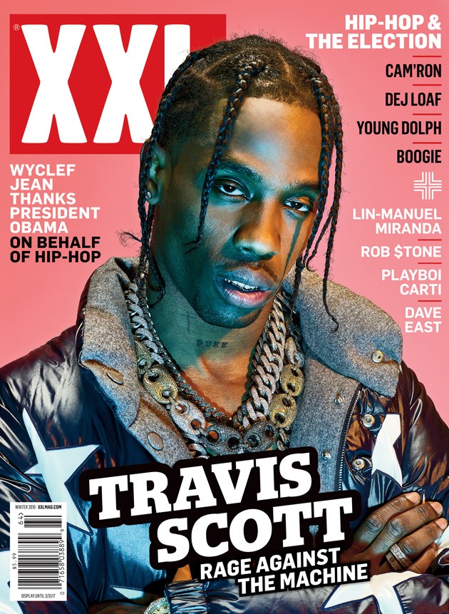 Travis Scott Covers XXL Magazine Winter 2016 Issue