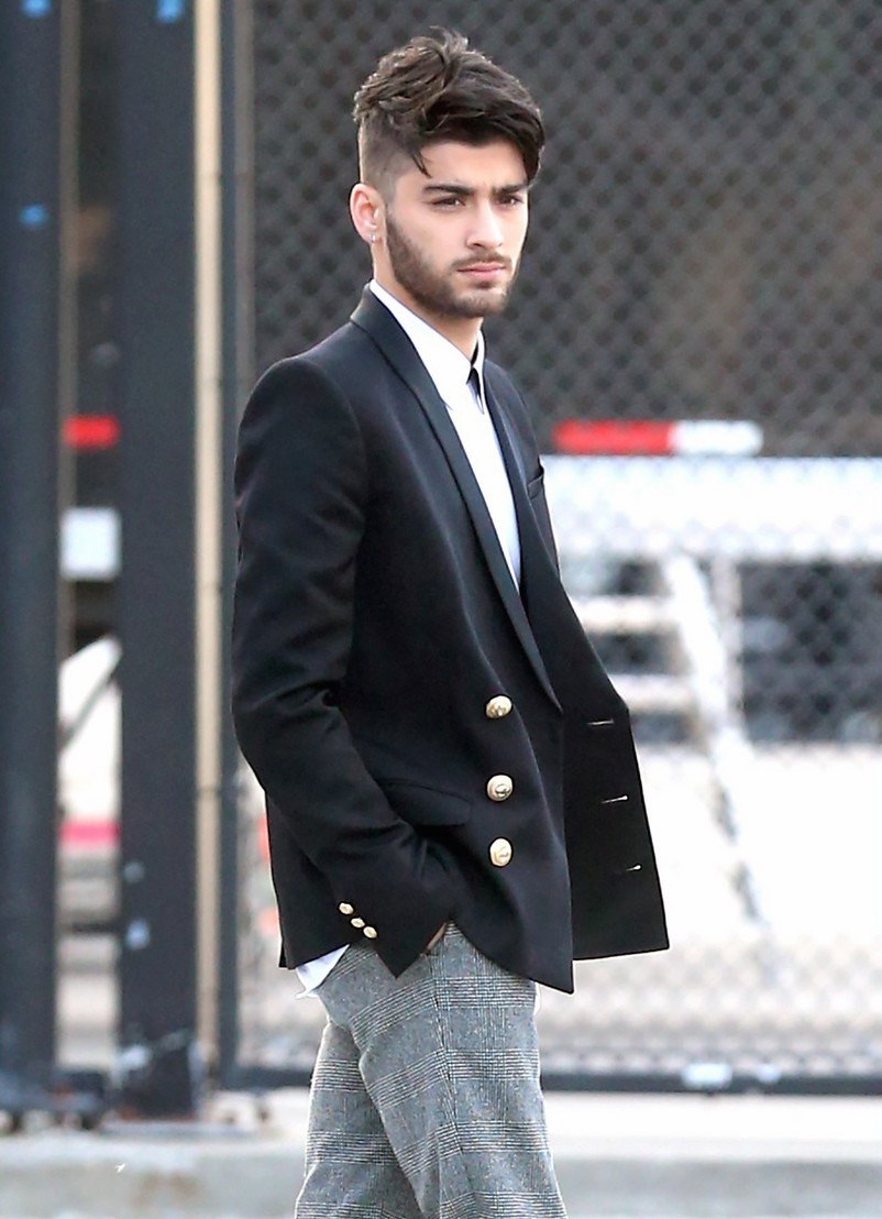 SPOTTED: Zayn Malik Wearing Balmain Blazer