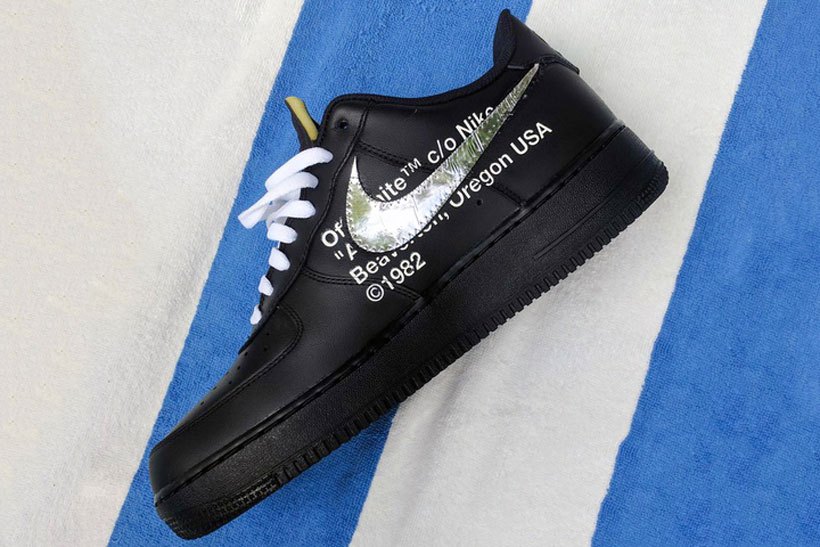OFF-WHITE x Nike Air Force 1 Showcased At Art Basel