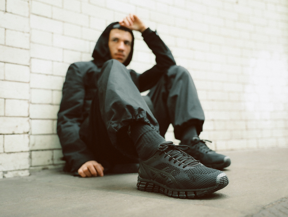 PAUSE x Foot Locker Europe: All-Black Asics GEL-Quantum 360 Knit