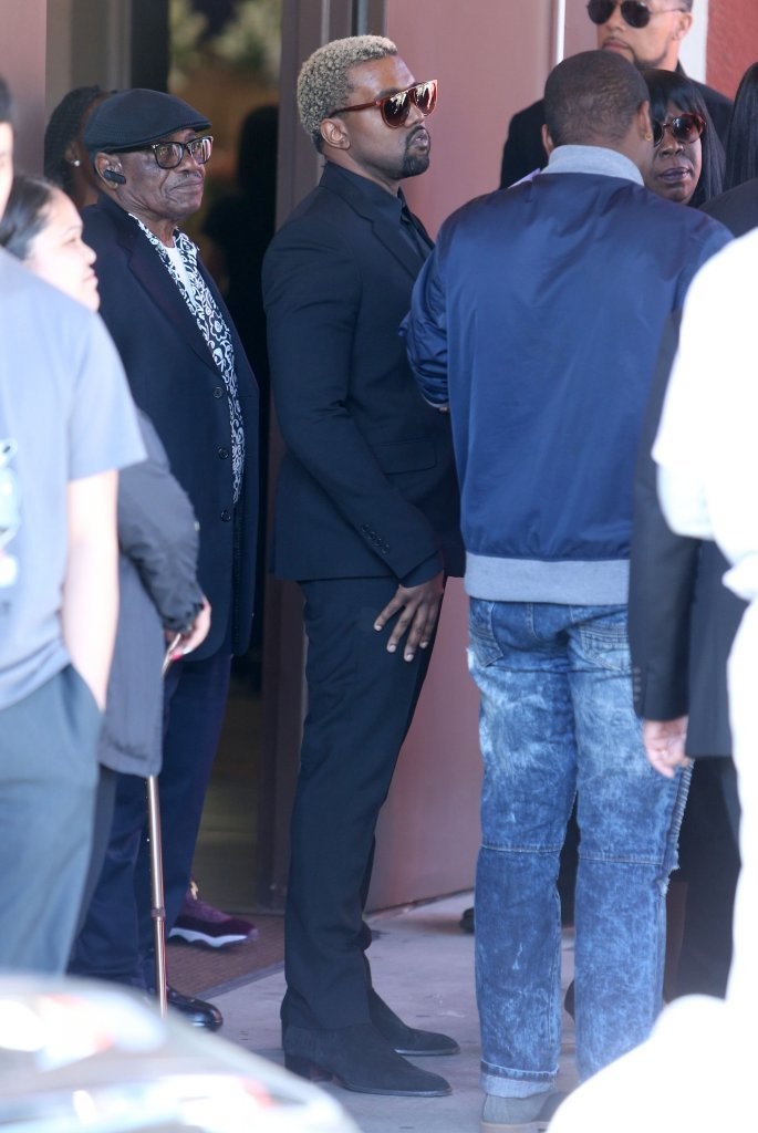Kanye West Retrieves the Rosewood Movement Attire For A Funeral