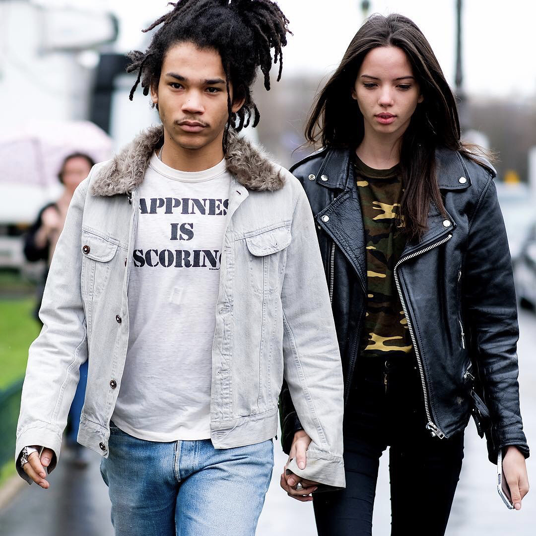 SPOTTED: Luka Sabbat At PFW In Maison Margiela
