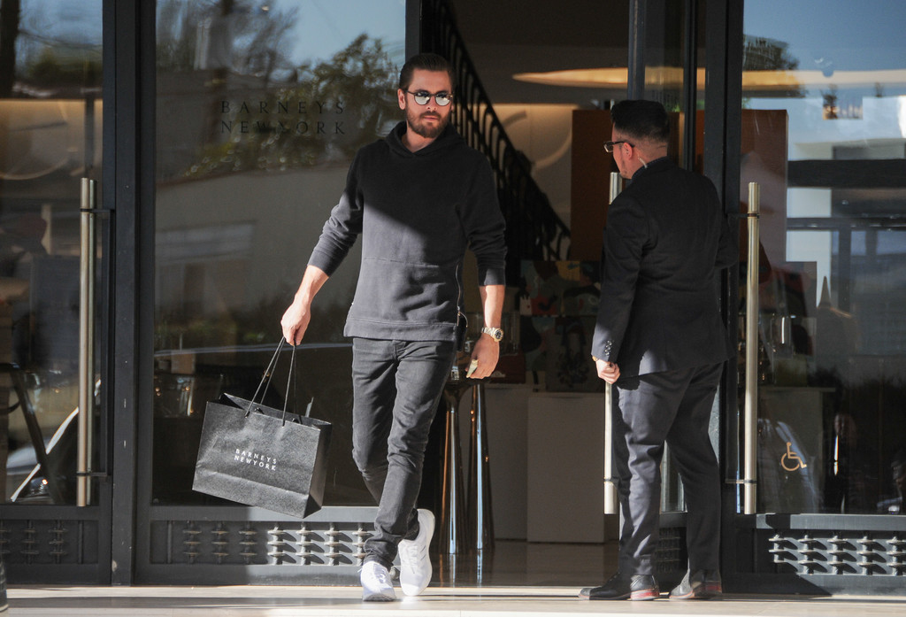 SPOTTED: Scott Disick In John Elliott Villain Hoodie And Adidas Sneakers