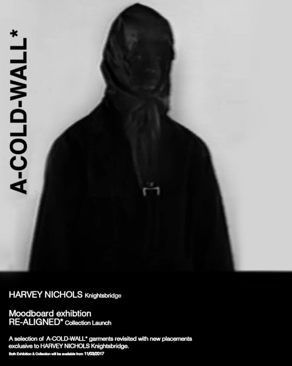 A-COLD-WALL* To Launch Exhibition in Harvey Nichols Knightsbridge