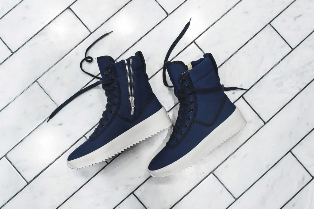 fear of god military sneaker green