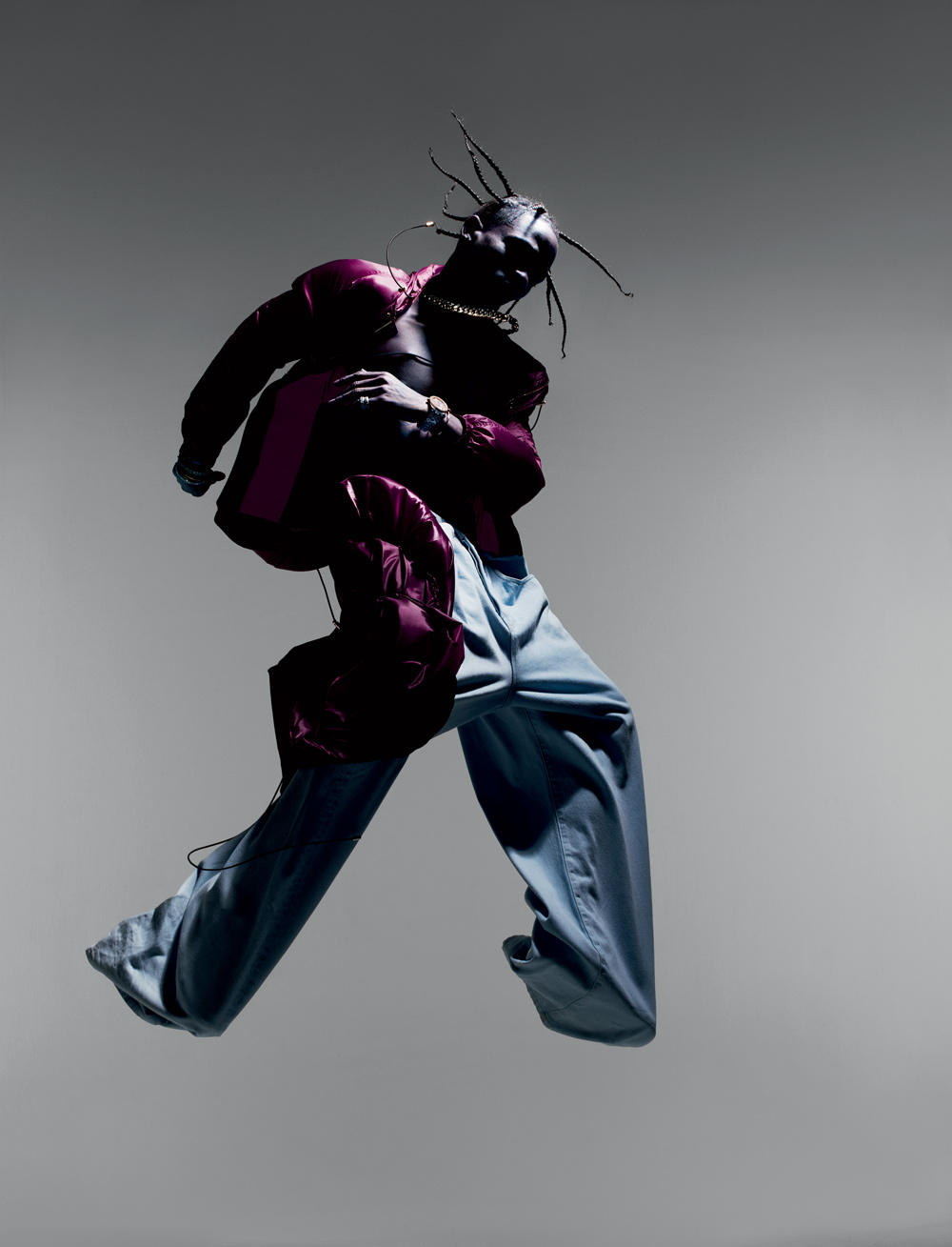 Travis Scott Wears Versace and Martine Rose
