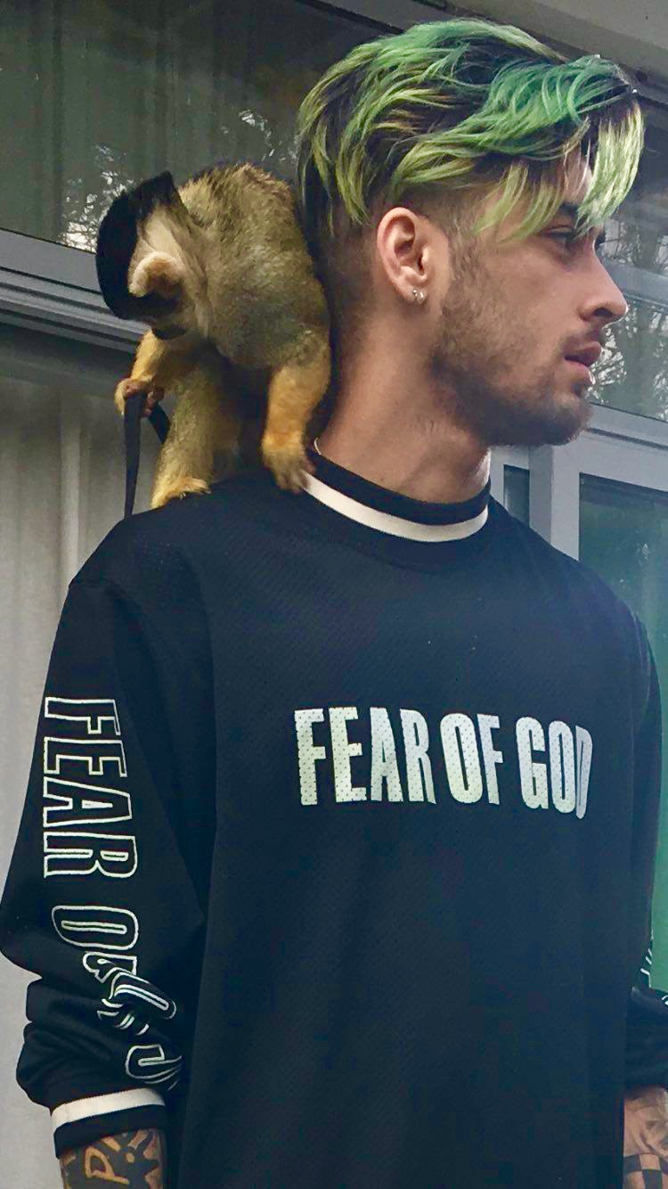 SPOTTED: Zayn Malik In Fear Of God Jersey