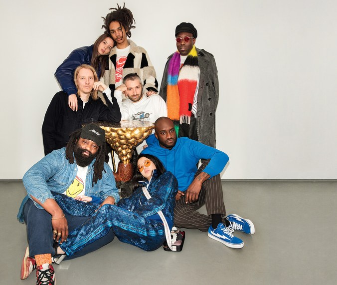 Virgil Abloh and Luka Sabbat for W Magazine
