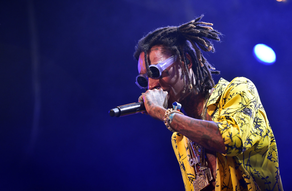 SPOTTED: Wiz Khalifa in Haider Ackermann Yellow Floral Shirt at Coachella