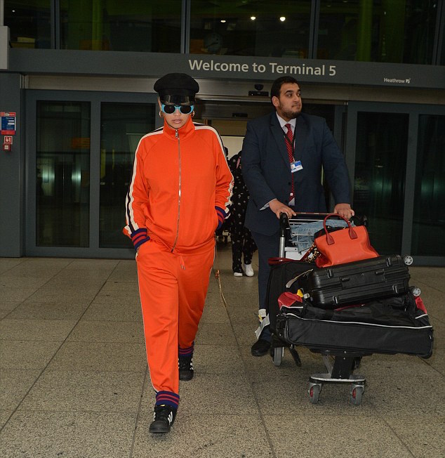 SPOTTED: Rita Ora Wears Gucci Tracksuit And Adidas Sneakers