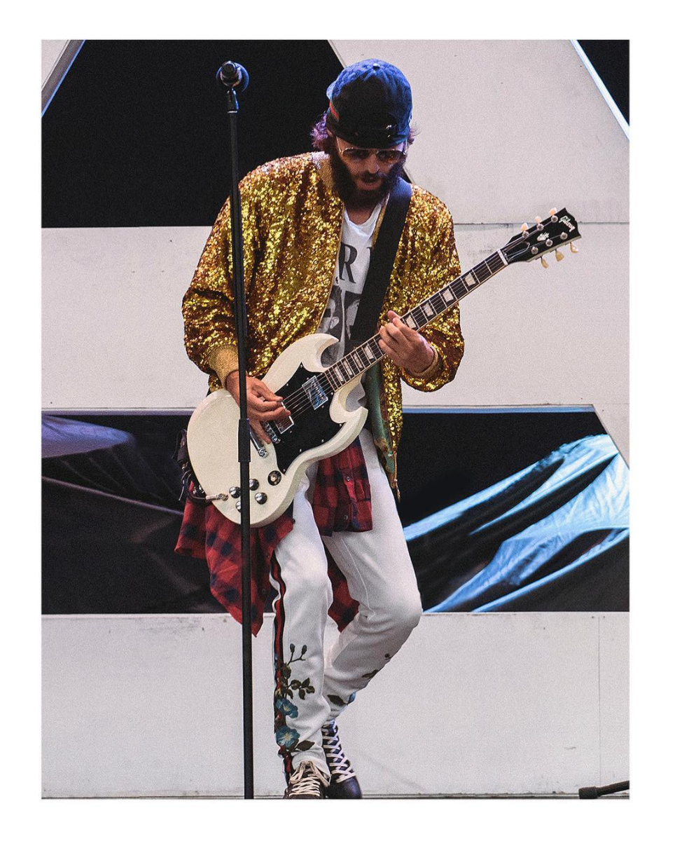 SPOTTED: Jared Leto In Gucci Bomber Jacket, Track Pants And Sneakers