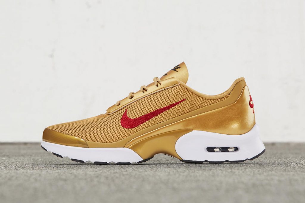gold nike sneakers air max
