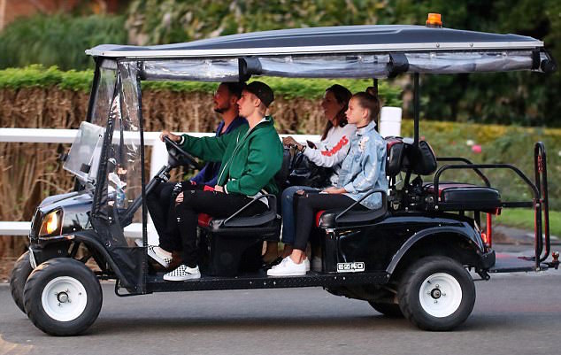 SPOTTED: Justin Bieber Wears Louis Vuitton x Supreme Camo Hat & Fear of God Jacket