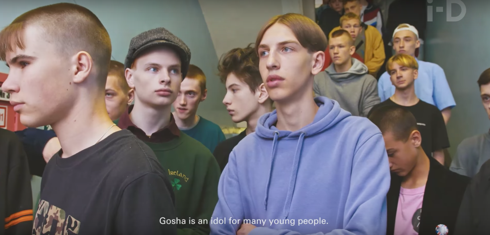 “Gosha Is An Idol For Many Young People” i-D Documents Gosha Rubchinskiy