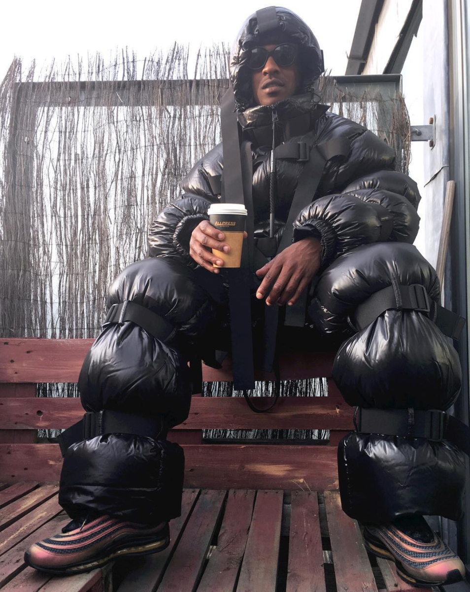 SPOTTED: Skepta In MONCLER C by CRAIG GREEN & SkAIR Sneakers