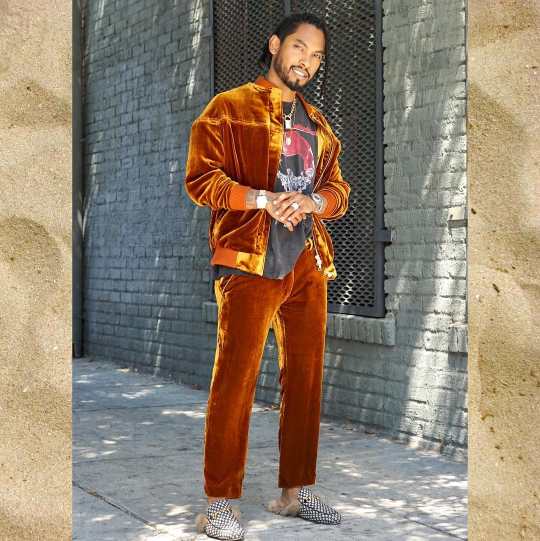 SPOTTED: Miguel in Bespoke Israel Valencia