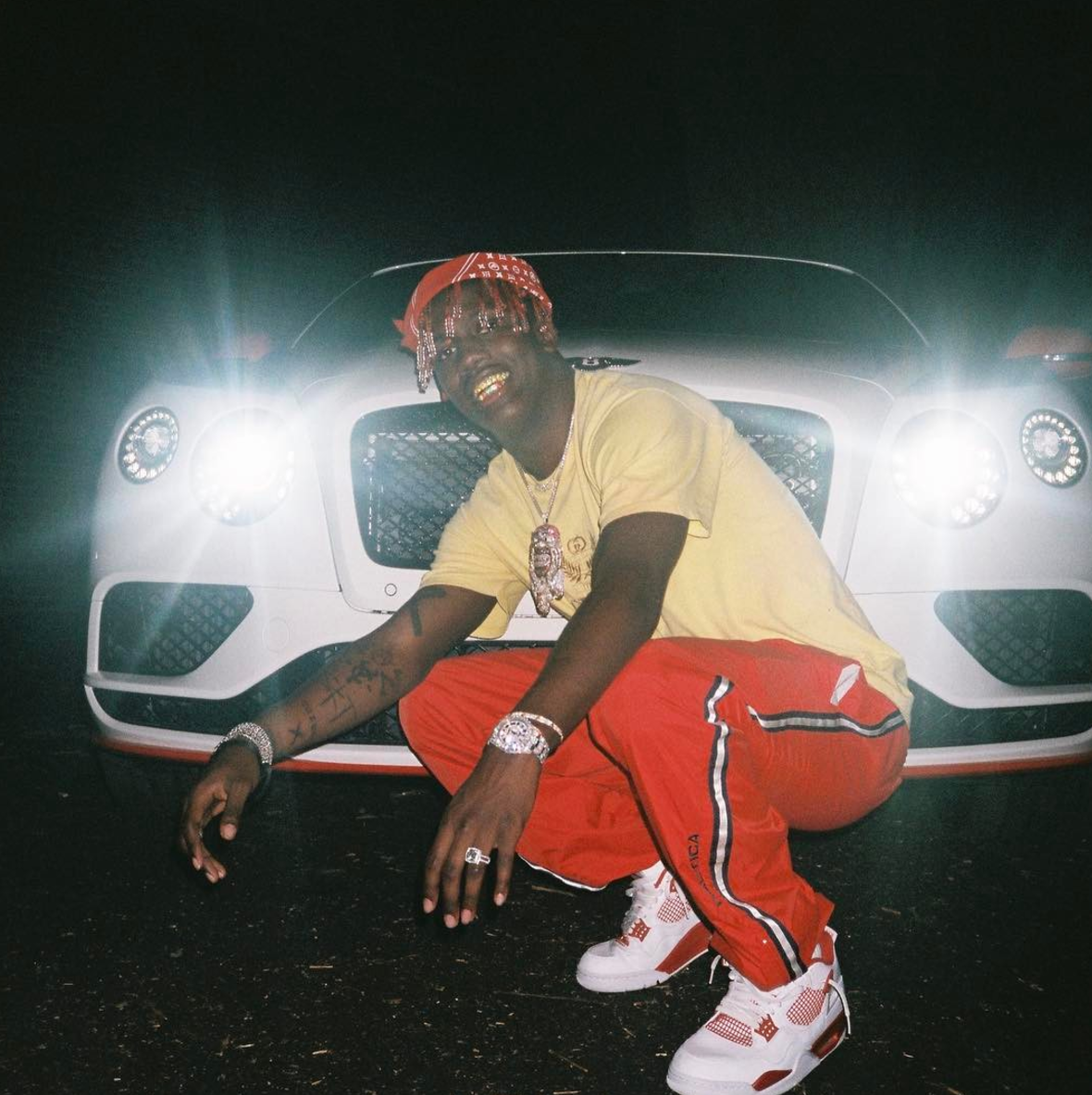 SPOTTED: Lil Yachty In Nautica Track Pants And Jordan Sneakers
