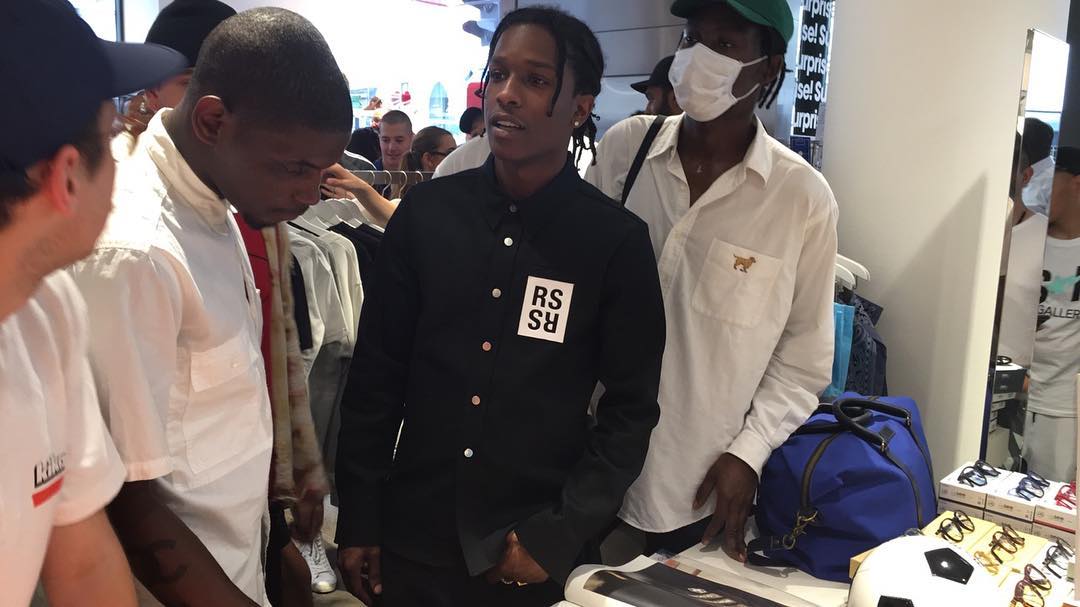 Asap rocky hotsell raf simons ozweego